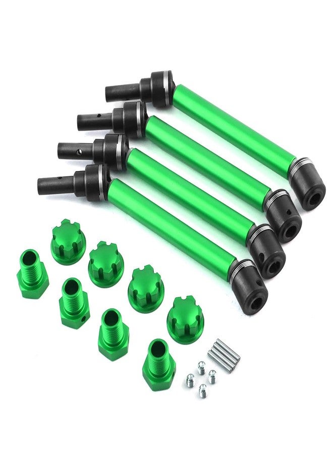 UURCSKY Extended CVD Drive Shaft Upgrades Parts for 1/10 WideMaxx MAXX 2.0 V2 89076-4 RC Car,Replace # 8996X 4pcs/Set (Green) - Image 4
